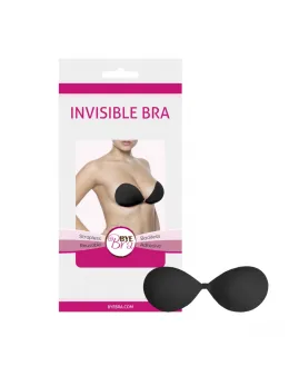 Bye Bra Invisible Adhesive Bra Cup A Black - Reusable Skin-Like Finish
