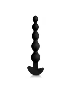 b-Vibe Cinco Black - Remote-Controlled Flexible Silicone Bead System