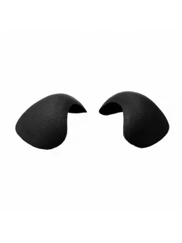 Bye Bra Shoulder Bra Pads Black - Seamless Contour Foam Inserts