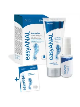 Joydivision easyANAL Set - Lubricant 80ml, Comfort Spray 30ml & Guidebook