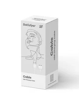 Satisfyer USB Charging Cable White - Magnetic Universal Model