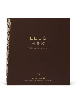 LELO HEX Respect XL 36-Pack - Advanced Large-Size Latex Barrier System