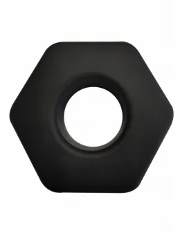 Hidden Desire Hunk Soft Silicone Intimate Support Ring Black
