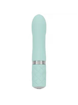 Pillow Talk Flirty Teal Mini Massager - Compact Wireless Silicone Model