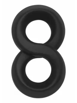 Hidden Desire Jock C-Ring Soft Silicone Double Support Ring Black