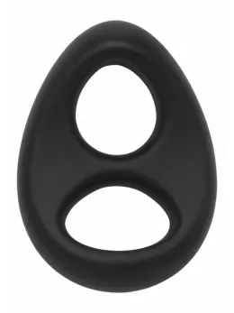 Hidden Desire Stallion C-Ring Soft Silicone Double Support Ring Black