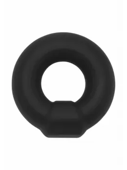 Hidden Desire Stud C-Ring Soft Silicone Adjustable Black