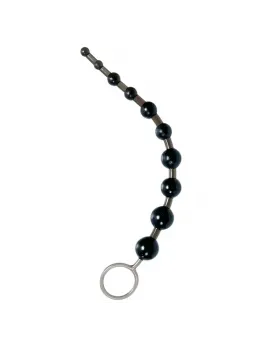 CalExotics X-10 Flexible Silicone Beads 28cm Black