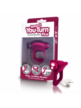 The Screaming O Charged You-Turn Plus Rechargeable Ring Merlot