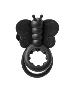 The Screaming O Charged Monarch Black - Dual-Ring Silicone Butterfly System