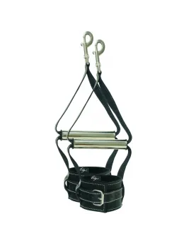 Sportsheets Edge Adjustable Leather Hand Grip Wrist Cuffs with Handles