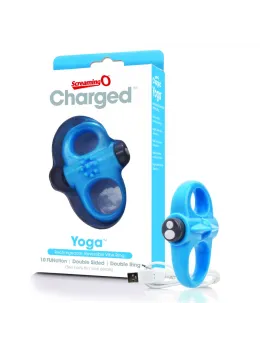 The Screaming O Charged Yoga Blue - Flexible Intimate Ring, Rechargeable