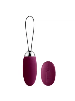 Svakom Elva Remote-Controlled Vibrating Egg Violet, Waterproof, Compact