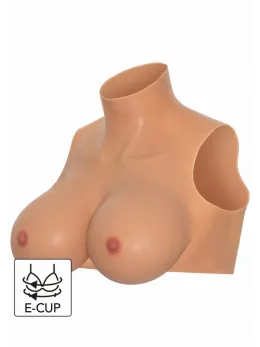 ALTER EGO Wearable Silicone Breasts Crop Top E Cup High Neck