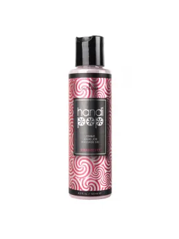 Sensuva Handipop Massage Gel Strawberry 125ml - Flavored Massage Solution