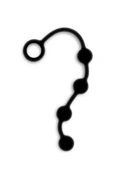 Nexus Excite Small Anal Beads Flexible Silicone 24cm Black
