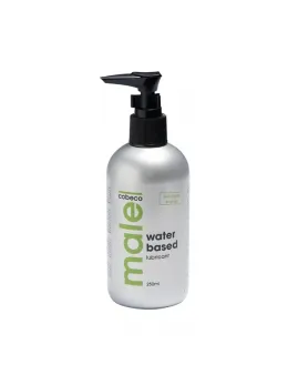 Cobeco Male Water-Based Lubricant 250ml - Hydrating Formula, Clear