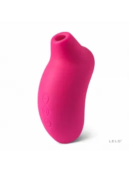 LELO Sona Cerise Sonic Massager - Waterproof, 8 Modes, Rechargeable