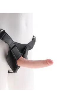 Pipedream King Cock Strap-On Set 7'' Anatomical Model Harness - Flesh