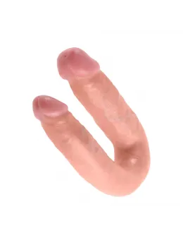 King Cock U-Shaped Double Medium Anatomical Model Flesh Tone 13.9 cm