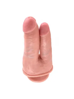 Pipedream King Cock Double Penetrator Anatomical Model Flesh 21cm