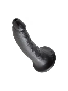 Pipedream King Cock 7 Inch Black - Anatomical Model with Suction Base
