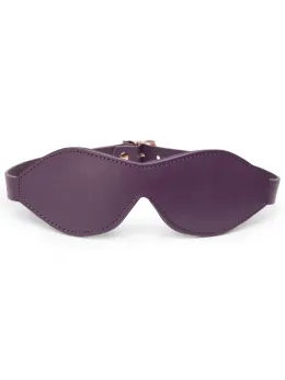 Fifty Shades Freed Cherished Collection Luxury Leather Blindfold Purple