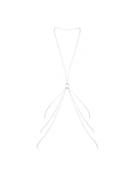 Bijoux Indiscrets Magnifique 8 Silver Body Chain Adjustable Accessory