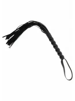 Long Beaded Flogger Whip PU Leather - Durable Multi-Strand Model 8713221840660