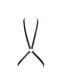 Bijoux Indiscrets Maze 8 Harness Black Adjustable Vegan Design