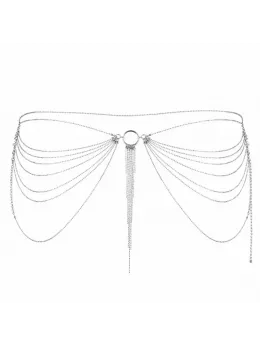 Bijoux Indiscrets Magnifique Silver Adjustable Waist Jewelry Chain