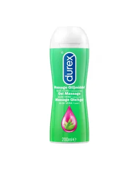 Durex Massage & Lubricant Gel with Aloe Vera 200ml - Skin Nourishing Formula