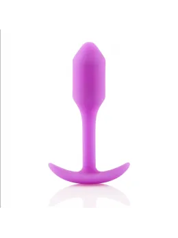 b-Vibe Snug Plug 1 Fuchsia Weighted Silicone Anal System 2x9.4cm