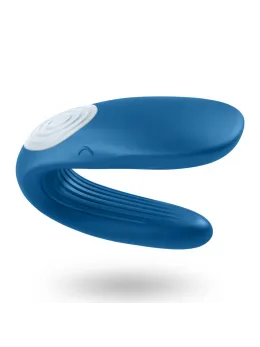 Satisfyer Partner Double Whale Couples Model, Waterproof, Blue Silicone