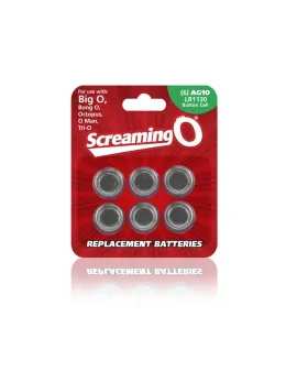 The Screaming O AG-10 Battery Pack - Reliable Power Supply 6 pcs