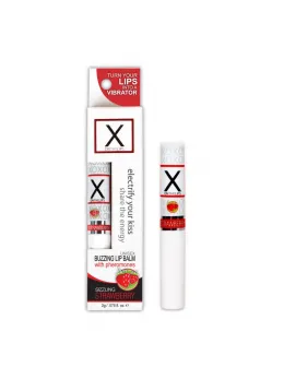 Sensuva X On The Lips Strawberry Lip Balm with Pheromones 2g