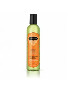 Kama Sutra Naturals Massage Oil Tropical Fruits 236ml - Nourishing Formula