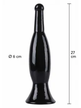 HIDDEN DESIRE Extreme Slider 27cm XXL Anal Gear, Black, PVC