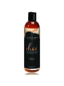 Intimate Earth Massage Oil Chai & Vanilla 120ml - Organic Extracts