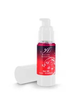 Extase Sensuel Hot Oil Strawberry 30ml - Scented Massage Formula