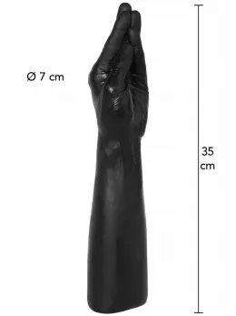Extreme by Hidden Desire Heavy Hand Model XXL Black PVC 27 cm