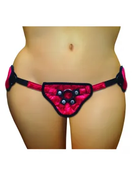 Sportsheets Sunset Lace Corsette Harness Plus Size Adjustable Red