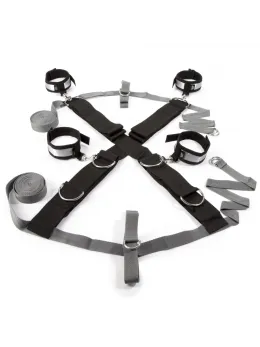 Fifty Shades of Grey Over the Bed Cross Restraint System with Soft Cuffs