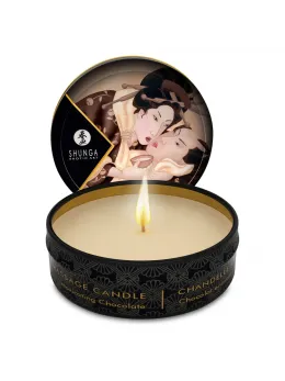 Shunga Chocolate Scented Massage Candle 30ml - Romantic Atmosphere Creator