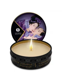 Shunga Massage Candle Exotic Fruits 30ml - Aromatic Massage Oil Candle
