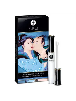 Shunga Divine Oral Pleasure Gloss Coconut Water 10ml - Warming & Cooling Effect