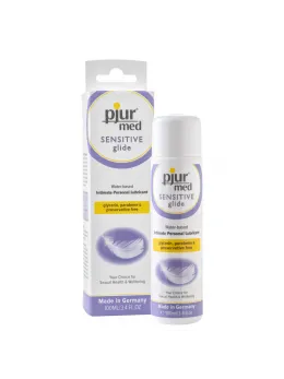 Pjur MED Sensitive Glide Water-Based Lubricant 100ml - Gentle Formula