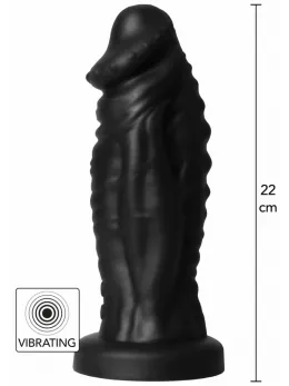 Devil Monster Silicone Intimate Machine with Suction Base, Large, Black