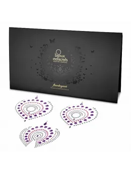 Bijoux Indiscrets Flamboyant Body Jewels Purple & Pink Set