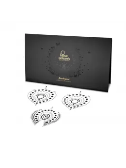 Bijoux Indiscrets Flamboyant Black & Silver Body Jewelry Set
